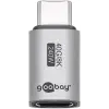Goobay USB 4.0 Type C Toldó Ezüst 3cm 74447