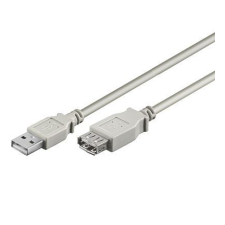 Goobay USB-A 2.0 hosszabbító kábel 1,8 m fehér (50960) kábel és adapter