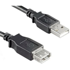 Goobay USB A M/F adatkábel hosszabbító 0,3m, fekete (68622) (go68622) kábel és adapter