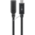 Goobay USB-C 3.2 hosszabító kábel, 1m , fekete - A készlet erejéig!