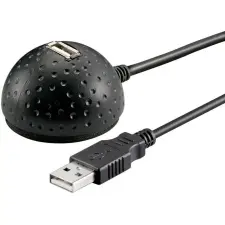 Goobay USB Hosszabbító Fekete 1.5m 68913 kábel és adapter