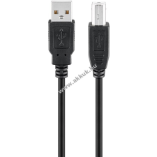 Goobay USB nyomtató kábel 1.8m fekete mobiltelefon kellék