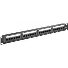Goobay UTP patch panel 19" CAT6 24 port (93866) egyéb hálózati eszköz