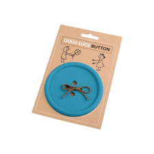 Good Luck szilikon pohár / pohártartó gomb 9 cm, kék konyhai eszköz