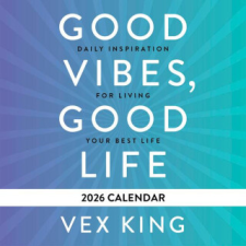  Good Vibes, Good Life Calendar 2026 naptár, kalendárium