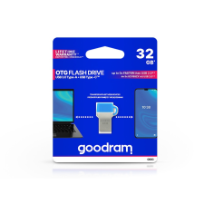 Goodram 32 GB OTG Flash Drive pendrive 2in1 USB Type-A + USB Type-C csatlakozóval - Goodram ODD3 USB 3.0 - kék pendrive