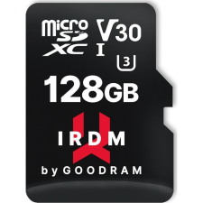 Goodram Memóriakártya SDXC 128GB UHS-I U3 V30 + adapter (LEC-TGD-IRM3AA1280R12) memóriakártya