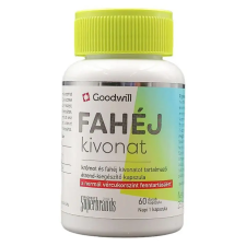 Goodwill Fahéj kivonat kapszula 60db vitamin és táplálékkiegészítő