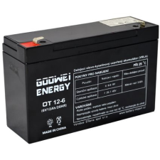 Goowei ENERGY Karbantartásmentes ólom-sav akkumulátor OT12-6, 6V, 12Ah szünetmentes áramforrás