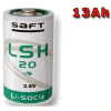 Goowei SAFT LSH 20 lítium elem 3,6V, 13000mAh