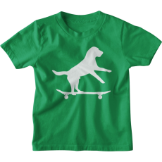  Gördeszkás Kutya - Gyerek Póló