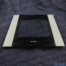 Gorenje-Mora Üveg, ajtó külső (eredeti) GORENJE/MORA tűzhely beépíthető gépek kiegészítői