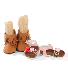 Götz Cipőkészlet 45 - 50 cm-es álló- és 42 - 46 cm-es csecsemő Götz babákra, 3403295 játékbaba felszerelés