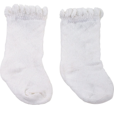 Götz fehér zokni 45 - 50 cm-es álló- és 42 - 46 cm-es csecsemő Götz babákra, 3402533 játékbaba felszerelés