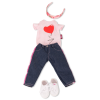 Götz Jeans in Style együttes 45 - 50 cm-es álló Götz babákra, 3403154