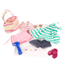 Götz Summer Fun strandszett 36 cm-es álló Götz babákra, 3403323 játékbaba felszerelés