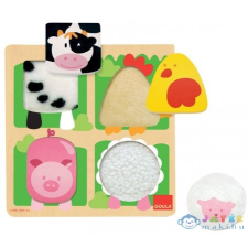 Goula Puzzle - Tapintós Háziállatok (Goula, JG 53011) kreatív és készségfejlesztő