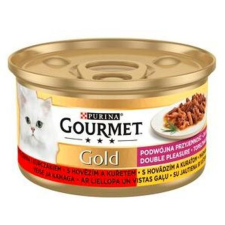  Gourmet Gold csirke marha duó 12x85g macskaeledel