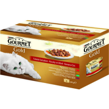 Gourmet Gold falatok szószban nedves macskaeledel - Multipack (4 csomag | 4 x 4 x 85 g | 16 db ko... macskaeledel