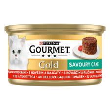  Gourmet Gold konzerves eledel marhahússal és paradicsommal 12 x 85 g macskaeledel