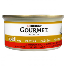 Gourmet Gold Marhával pástétom nedves macskaeledel 85g macskaeledel