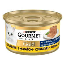  GOURMET GOLD Pástétom Csirkével nedves macskaeledel 12x85g macskaeledel