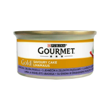 Gourmet Gold Savoury Cake Báránnyal és zöldbabbal 85g macskaeledel