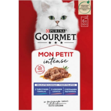 Gourmet Mon Petit (tonhal,lazac,pisztráng) 6x50g macskaeledel