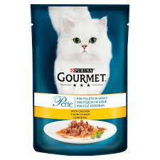 GOURMET PERLE Csirkével nedves macskaeledel – 85 g macskaeledel