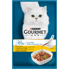  GOURMET PERLE GRAVY DELIGHT Csirkével nedves macskaeledel – 85 g macskaeledel