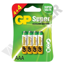 GP BATTERIES LR03 GP24A-C8 Super alkáli mikró elem bliszteres speciális elem