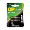 GP Lithium AAA mikro elem (2db / csomag)  (B15112) (B15112)