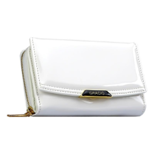  Gracio Női Pénztárca GRC-001-Lakk-Fehér- pénztárca