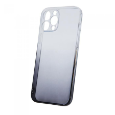  Gradient Apple iPhone 15 Plus (6.7) átlátszó - szürke TPU tok (2mm) tok és táska