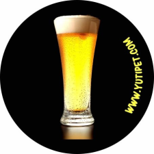  Grafikus címke M-XXL méretű Yutipet hámokhoz (Pohár sör) kutyafelszerelés