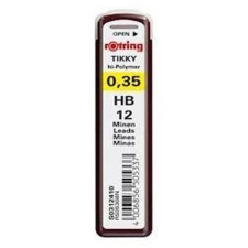  Grafitbél ROTRING 0,35mm HB nyomósirón, rotring betét