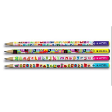  Grafitceruza, ADEL, kerek, ABC betűkkel, HB ceruza