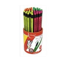  Grafitirón Y-Plus+ Star HB neon háromszög radíros ceruza