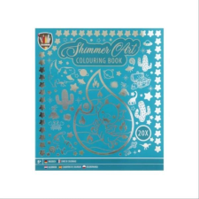 Grafix : Fényes kontúros színezőlapok, 24 x 22 cm - Kék kreatív és készségfejlesztő