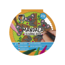 Grafix Mandala színező 25 oldalas - 15 cm-es köralakú Koalás gyermek- és ifjúsági könyv