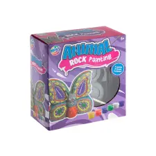 Grafix Moxy Kavics figura kifestő készlet festékkel és ecsettel, Pillangó Grafix kreatív és készségfejlesztő