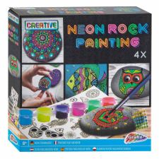 Grafix Moxy neon kövek, kavics festő készlet Grafix kreatív és készségfejlesztő