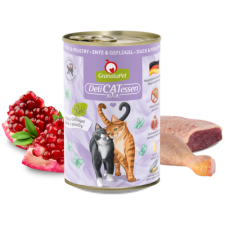 Granatapet DeliCatessen konzerv kacsa és szárnyas 400g macskaeledel