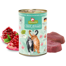 Granatapet Delicatessen Konzerv vad és tonhal 400g 6db macskaeledel