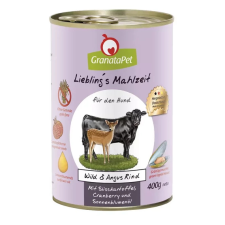 GranataPet Liebling´s Mahlzeit vad és Angus marha konzerv 6x400g kutyaeledel