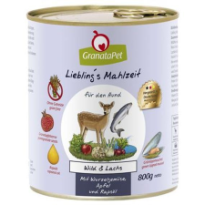  GranataPet Liebling´s Mahlzeit Vad és lazac konzerv 6x800g kutyaeledel
