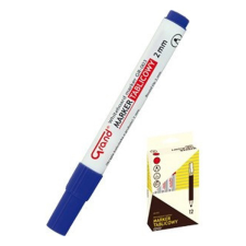 Grand Táblamarker grand kerek kék filctoll, marker