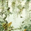 Grandeco Zöld jungle fali tapéta – természetes, trópusi levélmintás design