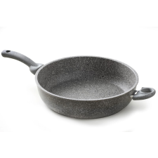 Granit Italy XXL gránit gyémánt serpenyő 28 cm mély 10 cm indukciós fedővel edény