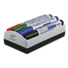 Granit Táblamarker készlet, 2-3 mm, kúpos, tolltartóval, GRANIT &quot;M460&quot;, 4 különböző szín + táblat... filctoll, marker